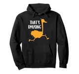 That's Emusing, Funny Emu Design for Men and Women, Cool Emu Pullover Hoodie