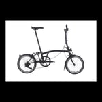 Brompton S12L Sammenleggbar Sykkel 12 gir, 10,5 kg, Titan bakramme/gaffel