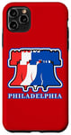 Coque pour iPhone 11 Pro Max Philly Liberty Bell Souvenir de vacances patriotique à Philadelphie