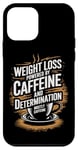 Coque pour iPhone 12 mini Perte de poids alimentée par la caféine pour amateurs de café