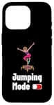 Coque pour iPhone 16 Pro Jumpstyle Trampoline Jumpstyle de saut pour club de sport