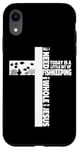 iPhone XR Saltwater Aquarium Cross Faith Christian Jesus All I Need Case