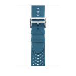 Apple Watch Hermès – Tricot Simple Tour i Bleu Jean, 45 mm