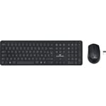 BLUESTORK Silent Office Pack - Ensemble clavier et souris - sans fil - 2.4 GHz - noir - boîte