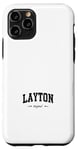 Coque pour iPhone 11 Pro Layton Design College Utah