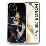 Cokitec Coque Renforcée pour Honor 200 Pro 5G Manga Boruto Tatouage