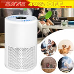 Air Purifier HEPA & Carbon Removes Pollen Allergies Dust Smoke Air Cleaner Timer