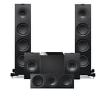 KEF Q550 Home Theatre Speaker Pack - 5.1 Walnut