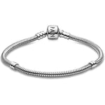 Pandora Moments Dam Sterling Silver Ikonisk Ormkedjeband för Berlocker