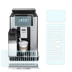 Drip tray scratch protection film and display protective film suitable for DeLonghi PrimaDonna Soul Ecam 610.75-610.74 - 610.55-612.55