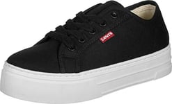 Levi's Women’s 230704-1733 Tijuana Trainers, Black (Regular Black 59), 7 UK