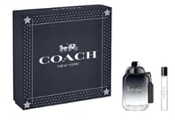 COACH MEN SET 50ML EAU DE TOILETTE SPRAY+7.5ML FRAGRANCE GIFT SET; FREE DELIVERY