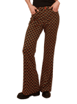 Traffic People Clockwork Kick Flare Trousers, Orange