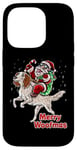 iPhone 14 Pro English Setter Santa Claus Christmas Dog Merry Woofmas Dogs Case