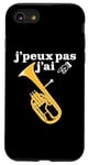 Coque pour iPhone SE (2020) / 7 / 8 J’peux pas... Une Blague Brass Band ou Mème Cor Alto Drôle