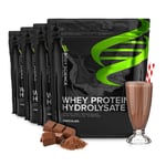 4 x Whey Protein Hydrolysate - Proteinpulver chokolade