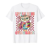 Little Miss Sixth 6th Grade Back To School Owl Girls Kids T-Shirt