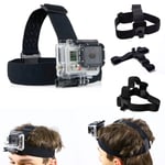 Elastic Adjustable Head Harness Belt Strap Band Mount for Gopro Hero 1 2 3+ 4