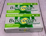 Buscopan -Effective relief from IBS Pain & discomfort - 2 x 20 Tablets Exp 03/26