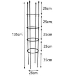 Trädgårdsspaljé Växtstöd Spaljé HÖJD 130CM HÖJD 130CM Height 130cm