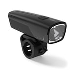 ANSMANN Phare LED avant rechargeable pour vélo (1 pce) – Lumière vélo puissante à 2 modes d'éclairage – Lampe vélo design et robuste d'une portée de 200 m