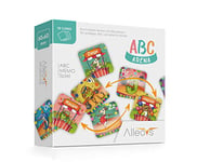 ALLEOVS® ABC-Arena - Jeu de mémoire de l'alphabet Allemand avec Les Animaux du Cirque, Jeu éducatif pour 1 à 6 Enfants à partir de 4 Ans, 52 Cartes pour Apprendre l'alphabet