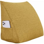 Vercart - Coussin de Lecture pour les Enfants, Oreiller Traversin Soutien Dorsal, Triangulaire Coussin à Coins, Coussin tête de Lit Dossier, Oreiller