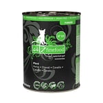 catz finefood Purrrr Pferd Lot de 6 boîtes de 400 g de Nourriture Humide pour Chats sensibles à la Nutrition Monoprotéine N° 123 70% de Viande