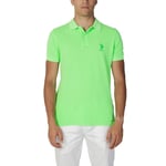 U.S. POLO ASSN. Chemise Polo Pour Homme En Coton Vert Authentique