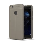 huawei Huawei P10 Lite Leather Texture Case Grey