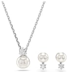 Swarovski 5689624 Matrix Necklace and Stud Earrings Set Jewellery