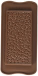 Silikomart 22.138.77.0065 Moule en Silicone Tablette Love Choco Bar, Marron, 11,7 x 7,9 x 11 cm