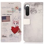 Sony Xperia 10 IV etui - Cat & Heart