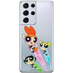 ERT GROUP Coque de téléphone Portable pour Samsung S21 Ultra Original et sous Licence Officielle The Powerpuff Girls Motif The Powerpuff Girls 032, partiel imprimé