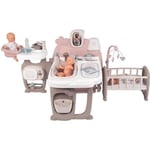 SMOBY - Baby Nurse Grande Maison des Bébés - Cuisine, Salle de Bain et Chambr...