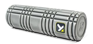 TRIGGERPOINT Grid Solid Core EVA Foam Roller, Deep Tissue Muscle Massage, Versatile Foam Roller, Grey, 18"/46cm