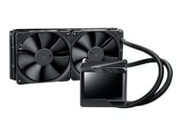 ASUS ROG Ryujin II 240 - Système de refroidissement liquide de processeur - (pour : LGA1156, LGA1366, LGA1155, LGA2011, LGA1150, LGA2011-3, LGA1151, AM4, LGA2066, TR4, LGA1200, LGA1152) - plaque froide en cuivre - 120 mm