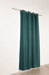 Linder 978/85/375FR/140x240 Uni Rideau Occultant Polyester Vert Pétrole 140 x 240 cm