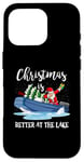 iPhone 16 Pro Christmas Life Is Better At The Lake Boat Lover Boating Case