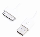 Neuf USB 3M Données Chargeur Câble pour IPHONE 4 3G 3GS IPod Nano Tactile #1150