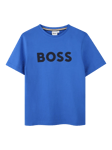 HUGO BOSS Kids' Logo T-Shirt, Bright Cobalt