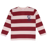 Wynken Randig Långärmad T-shirt Ecru/Collage Red | Röd | 2 years