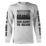 RAGE AGAINST THE MACHINE - NUNS AND GUNS WHITE (FOTL) Long Sleeve Shirt Small