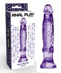 ToyJoy Anal Starter 6 Inch Purple Penis Dildo Beginner Realistic Butt Plug Probe