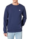 Starter Black Label Men's Starter Essential Crewneck Pullover Sweater, Dark Blue, M