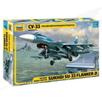 FR- Zvezda SUKHOI SU-33 FLANKER-D RUSSIAN NAVY FIGHTER KIT 1:72 - Z7297