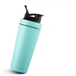 BECCYYLY Protein Shake Flask Shaker Bottle Double Wall Stainless Steel Vacuum Insulated Sports Bottle Protein Shaker Leakproof Tumbler