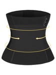 Hook And Eye Waist Trainer·Musta·XXL