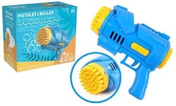 BLUE SKY - Pistolet À Bulles Électrique - Bulles de Savon - 042885 - Bleu - Lumineux - Plastique - 23 cm x 18 cm - Jouet Enfant - Jeu de Plein air - Jeu D'Été - À Partir de 3 Ans