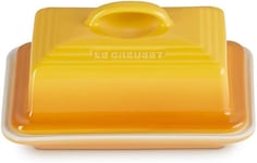 Le Creuset Stoneware Butter Dish, 900 g, 17 x 12.5 x 9 cm, Nectar, Nectar 